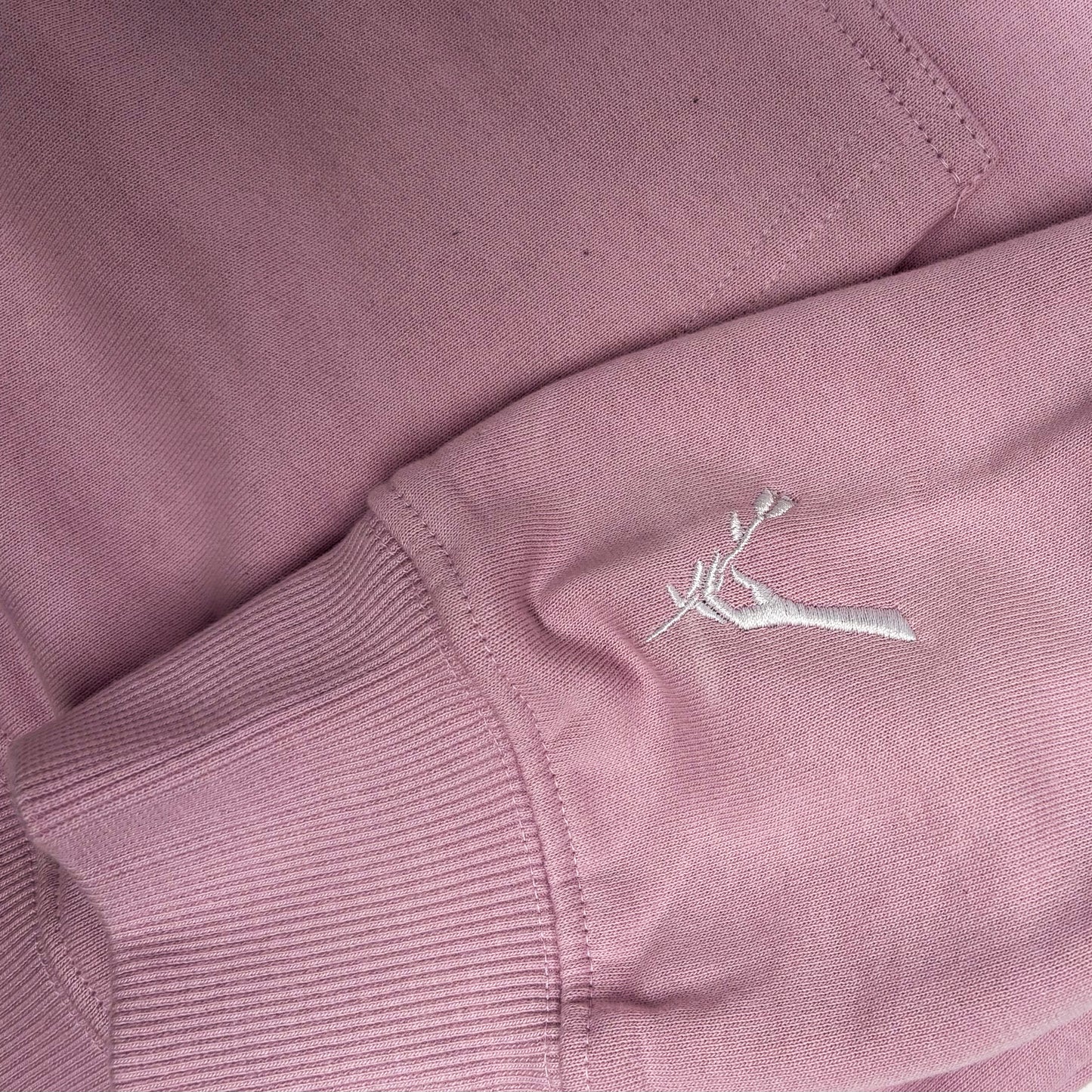 Embroidered Love Is Not Enough Hoodie